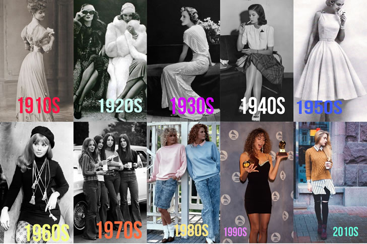 Think You’re a True Fashion Nostalgic? Match These 40 Trends to Their Decade