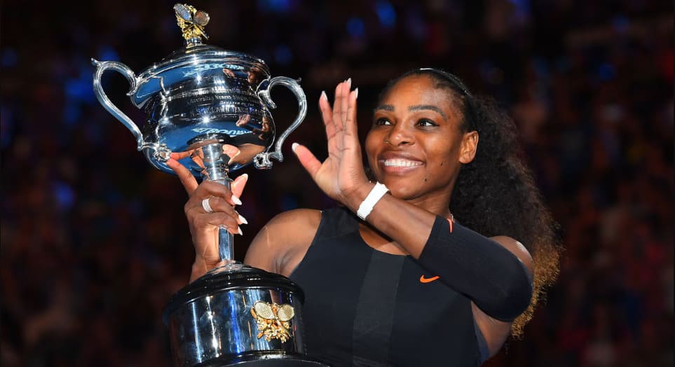 In 2016, a legendary court presence secured her seventh singles triumph on the grass of Wimbledon. Name this modern sports icon.
