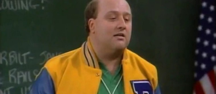 Which vintage '80s sitcom is captured in this retro screen moment?