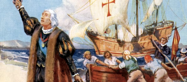 Chart a path back to 1492: which explorer set sail under the Spanish crown and became famous for reaching the Americas?