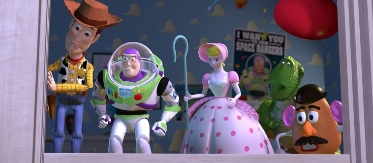 Which cinematic milestone is captured in this iconic still?